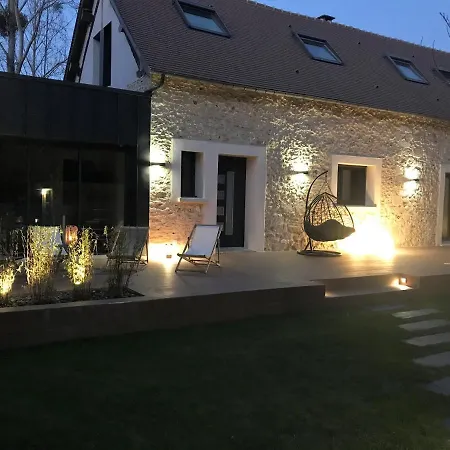Дом отдыха De La Pree Luxe Proche Giverny Et Bord De L'eure Menilles